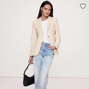 Banana Republic Slim Refined Blazer | Cream